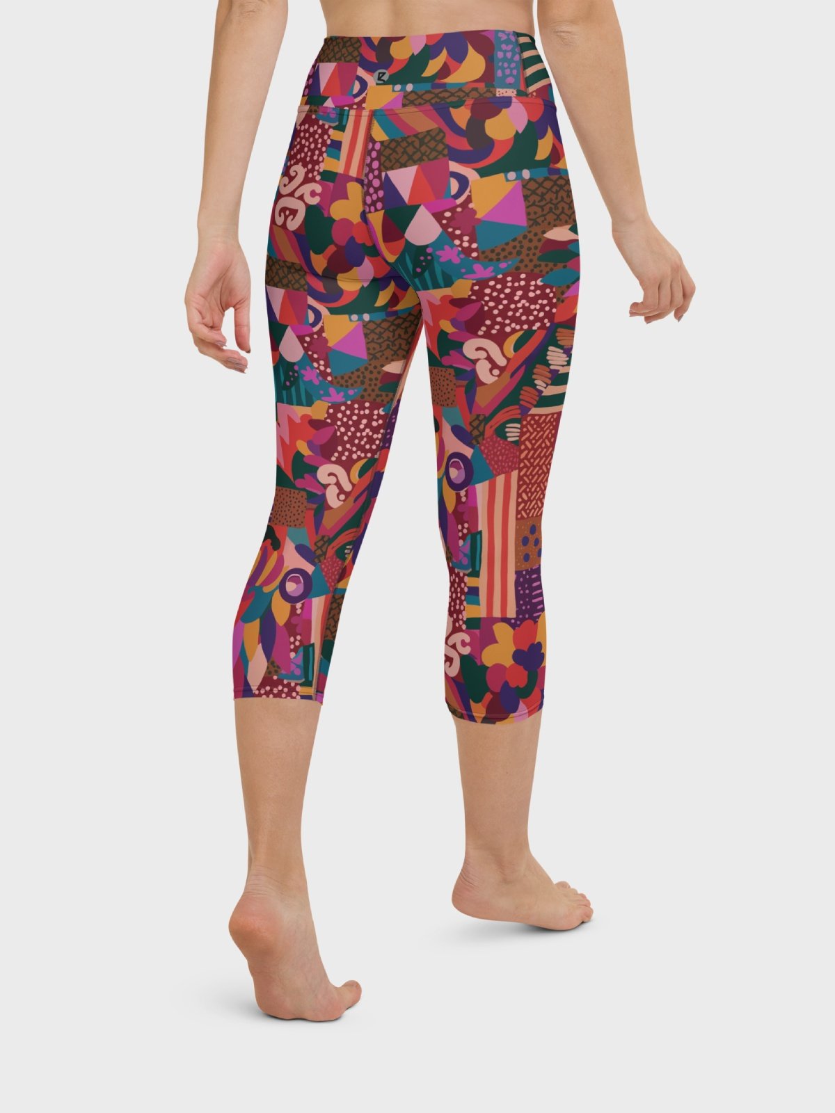 Capri Leggings "Abstract African Ethnic Pattern" Printed product image (7)