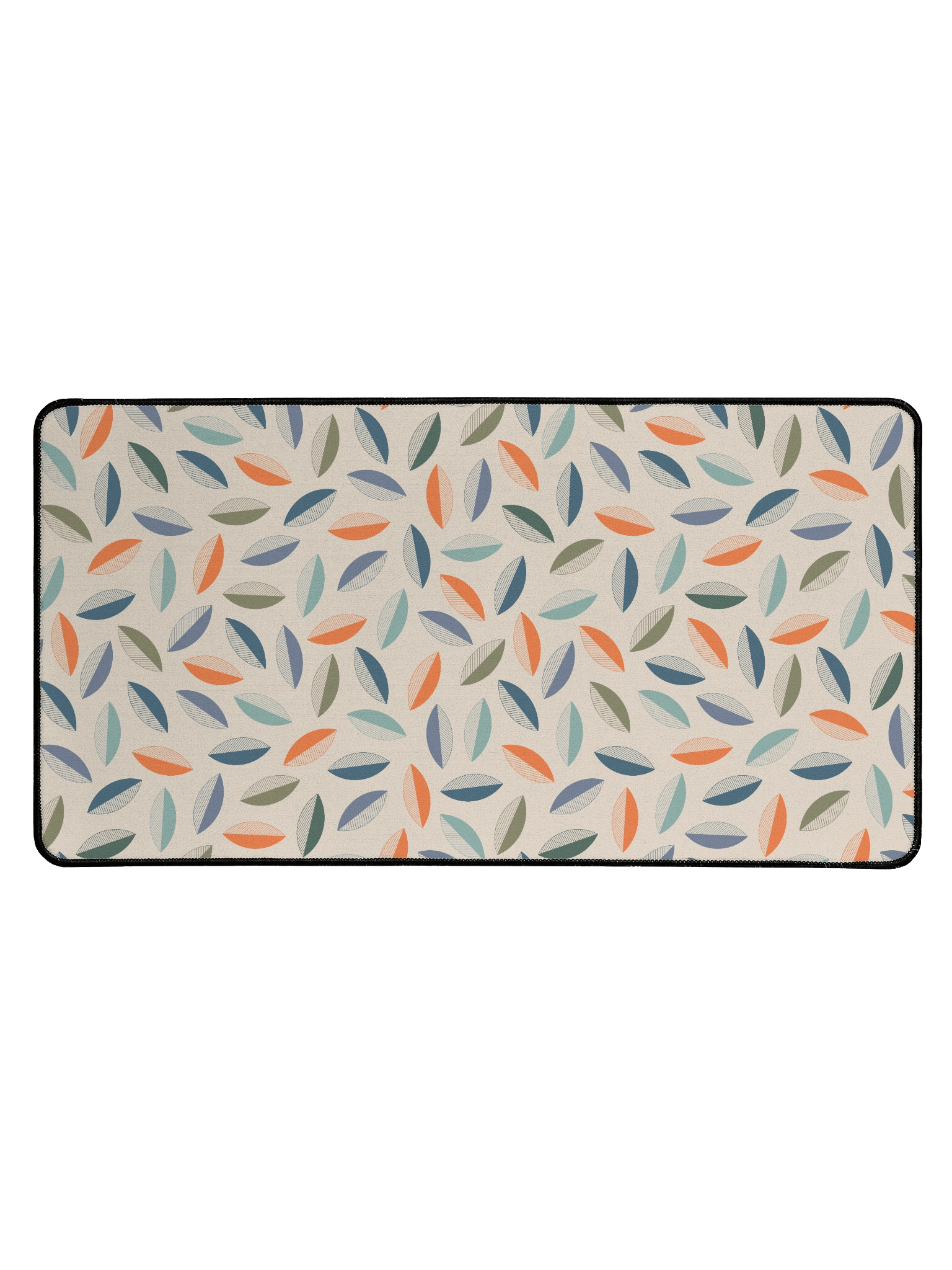 Minimalist Leaves Desk Mat: Subtle Design for Modern Spaces product image (1)