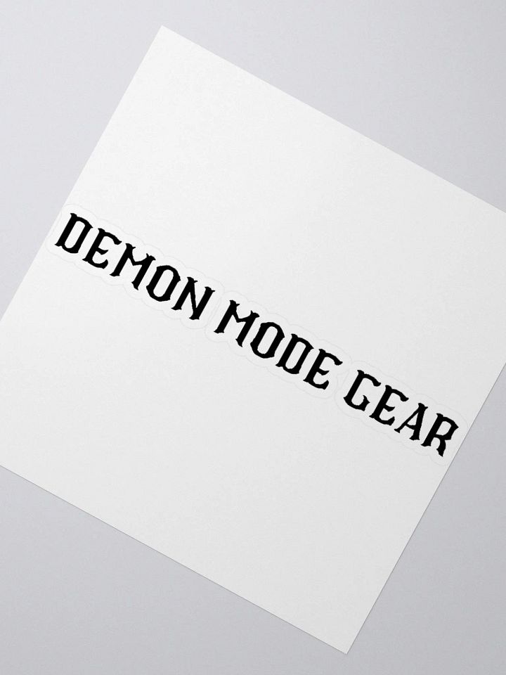 Demon Mode Gear Sticker product image (2)