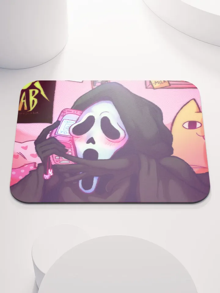 Ghost on the Phone Mousepad product image (1)