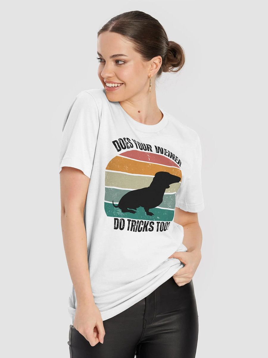 Retro Dog Silhouette T-Shirt Weiner Dog Dachshund product image (19)
