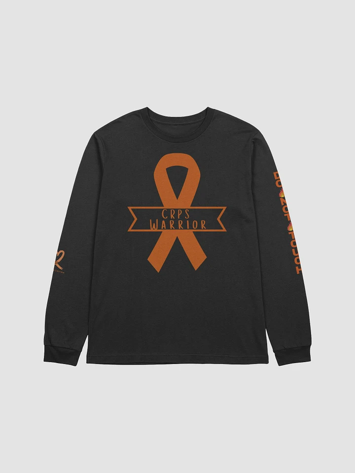 CRPS Warrior Awareness Ribbon Do Not Touch LEFT Arm 'Supersoft' Long Sleeve Shirt (Unisex) product image (1)
