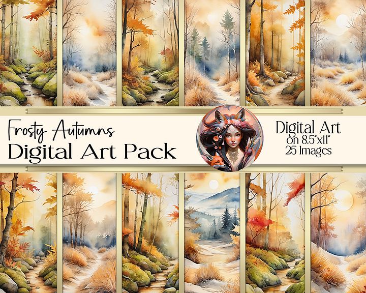 Frosty Autumns Digital Art Collection product image (1)
