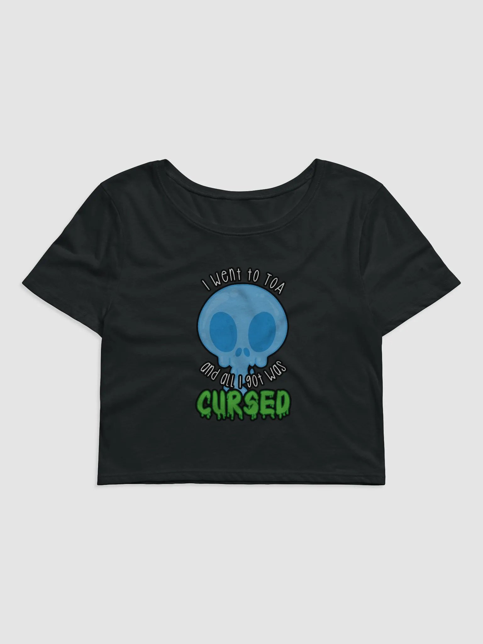 All I Got Was Cursed - Mage - Crop Tee product image (1)