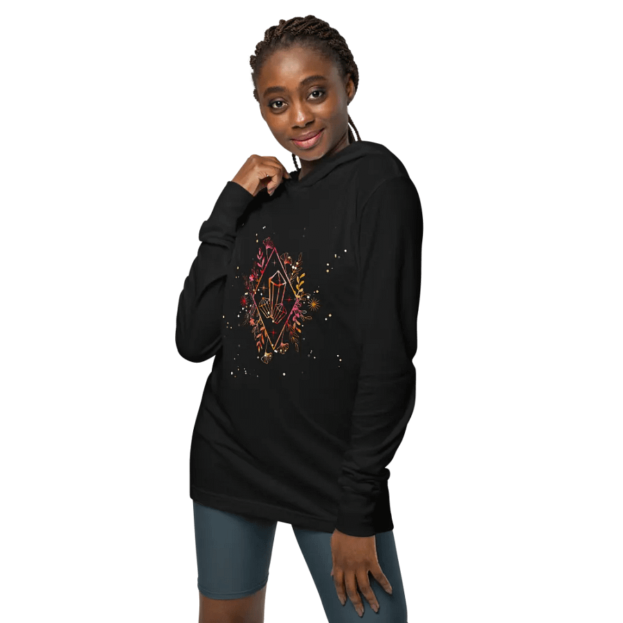 Crystal Fire Long Sleeve Hooded Tee product image (10)