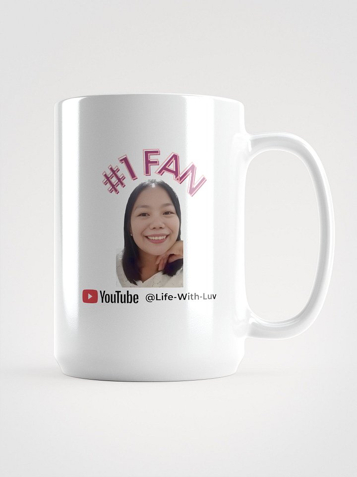 Life-With-Luv “#1 FAN” Cherly Smile Mug – Official Channel Supporter Edition product image (1)