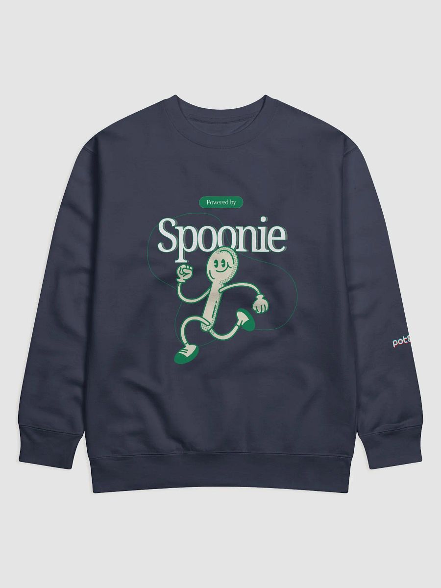 POWERED BY SPOONIE premium sweatshirt product image (17)