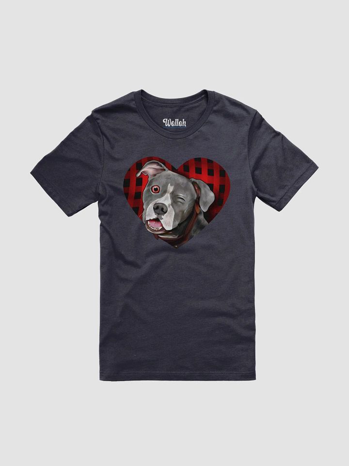 Pitbull Love Valentine’s T-Shirt for Dog Lovers product image (1)