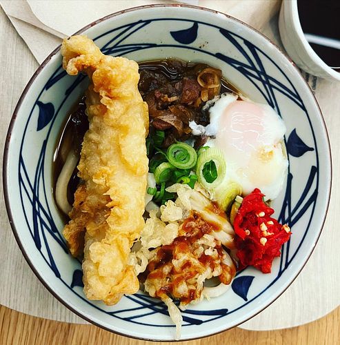 Had the most delicious udon at @marugameuk today in London with @aixoriaa !! So delicious! 😍 #udon #udonnoodles #japanesefood...