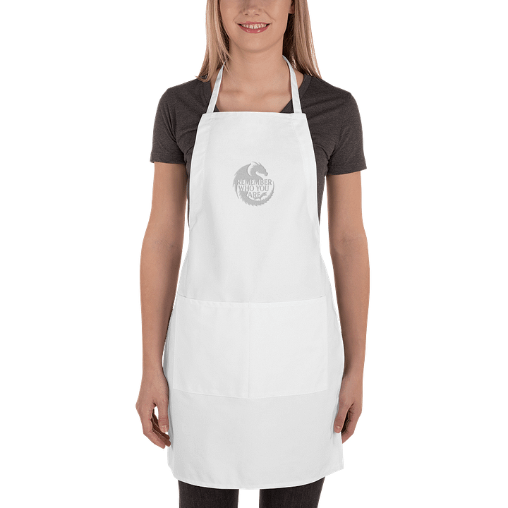 ❄️ White Dragon Apron – “Remember Who You Are” product image (4)