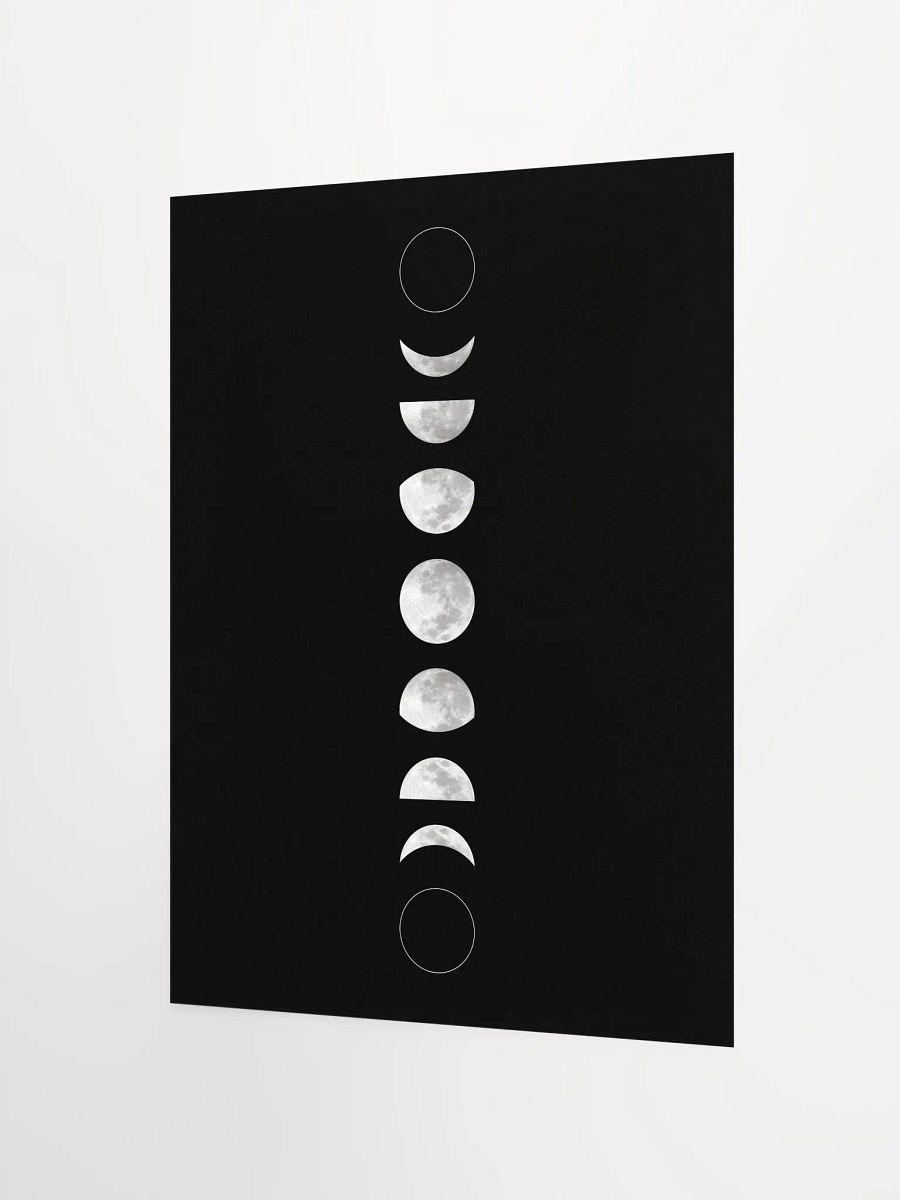Moon phase poster print product image (2)