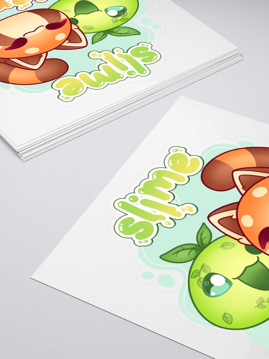 Slime Friend Kiss Cut Sticker product image (12)