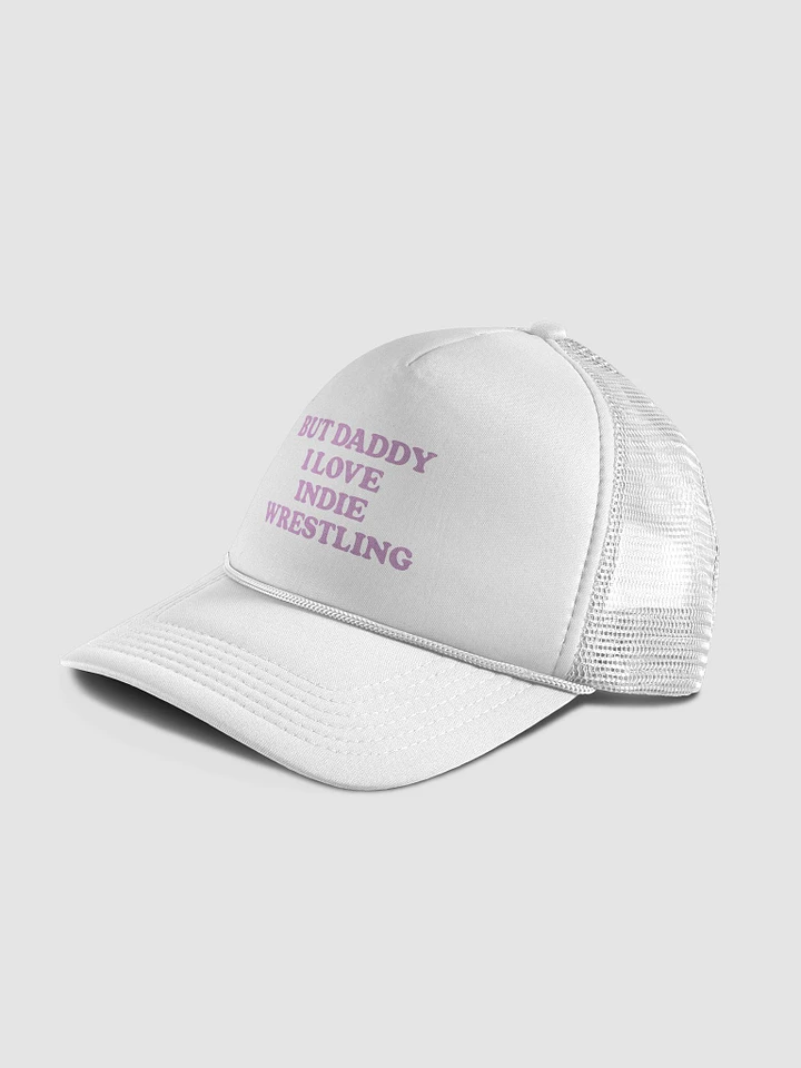 But Daddy, I Love Indie Wrestling Trucker Hat (Pink Font) product image (2)