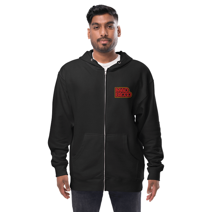 Zip Up Hoodie Stitched Logo product image (2)