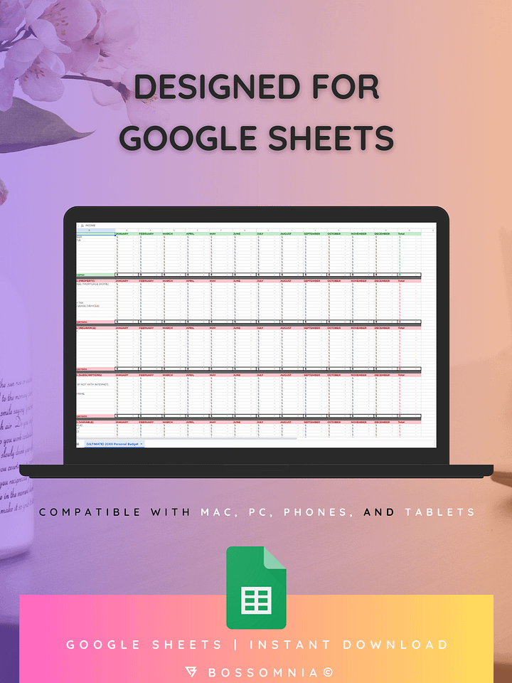 [Google Sheets] (ULTIMATE) Financial Budgeting Spreadsheet product image (1)