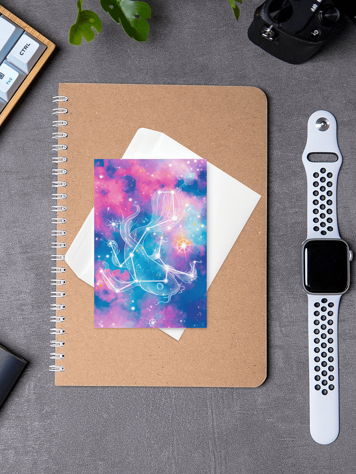 Cotton Candy Galaxy Koi - Card product image (1)