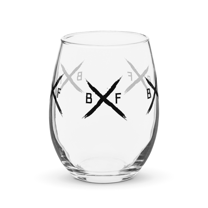 Black Flag Dodgeball Club Wine Glass product image (2)