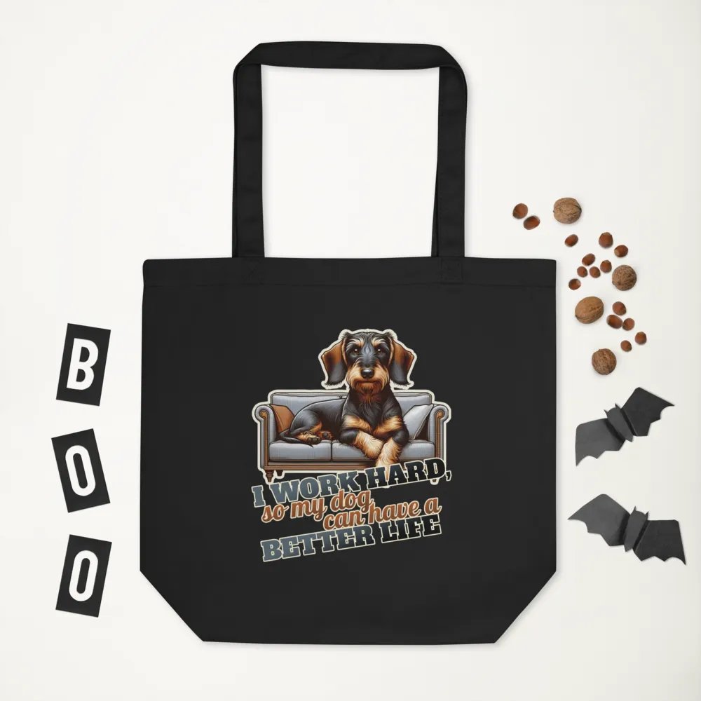 Hard Work for Paws: Eco-Friendly Tote Bag product image (7)