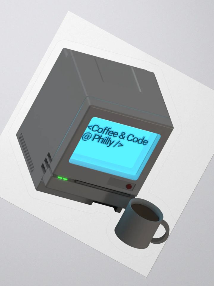 Code & Coffee Logo Sticker product image (2)