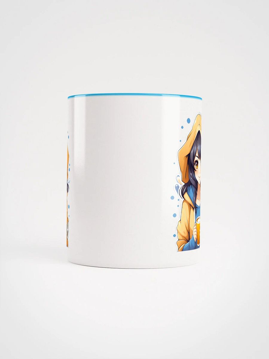 Cozy Kawaii Anime Girl - Ceramic Mug with Color Inside - v2 product image (5)