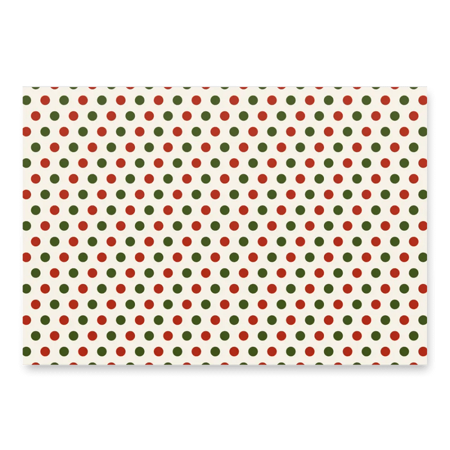 Christmas Cheer Wrapping Paper Set (3 Sheets) - Holiday Icons, Snowmen & Penguins, Festive Dots product image (3)