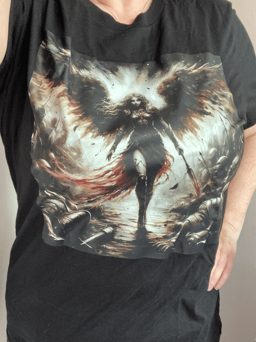 Warrior Angel Battle T-Shirt product image (1)
