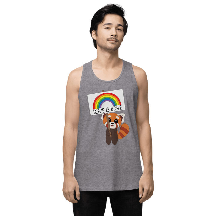 Red Panda Love is Love Tank product image (9)