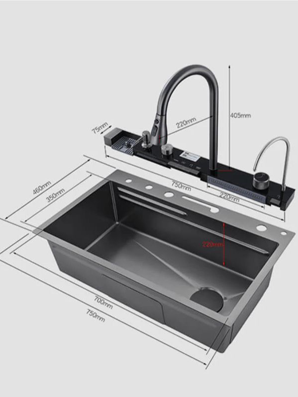 Kitchen smart sink Doj500 product image (9)
