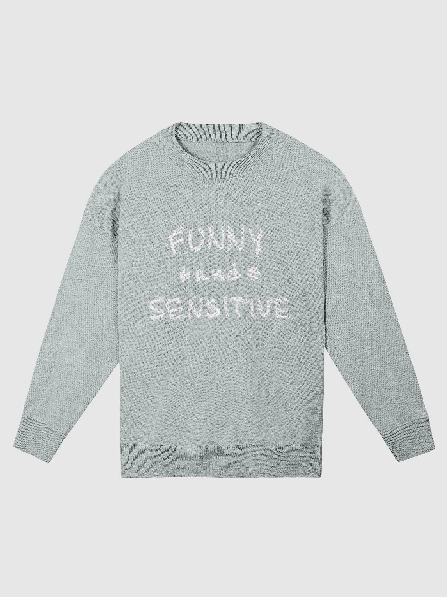 FUNNY *and* SENSITIVE (mint) knitwear crewneck product image (1)