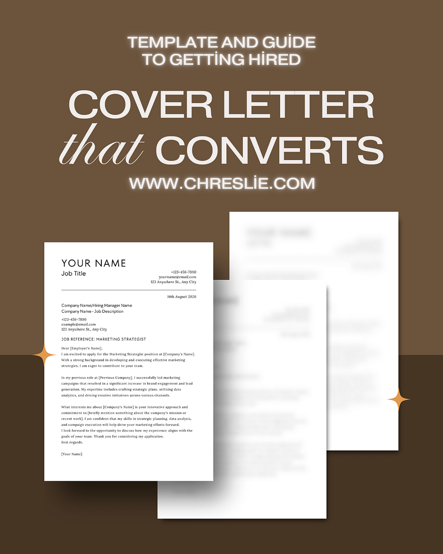 Stand Out & Get Hired: The Ultimate Cover Letter Kit product image (1)