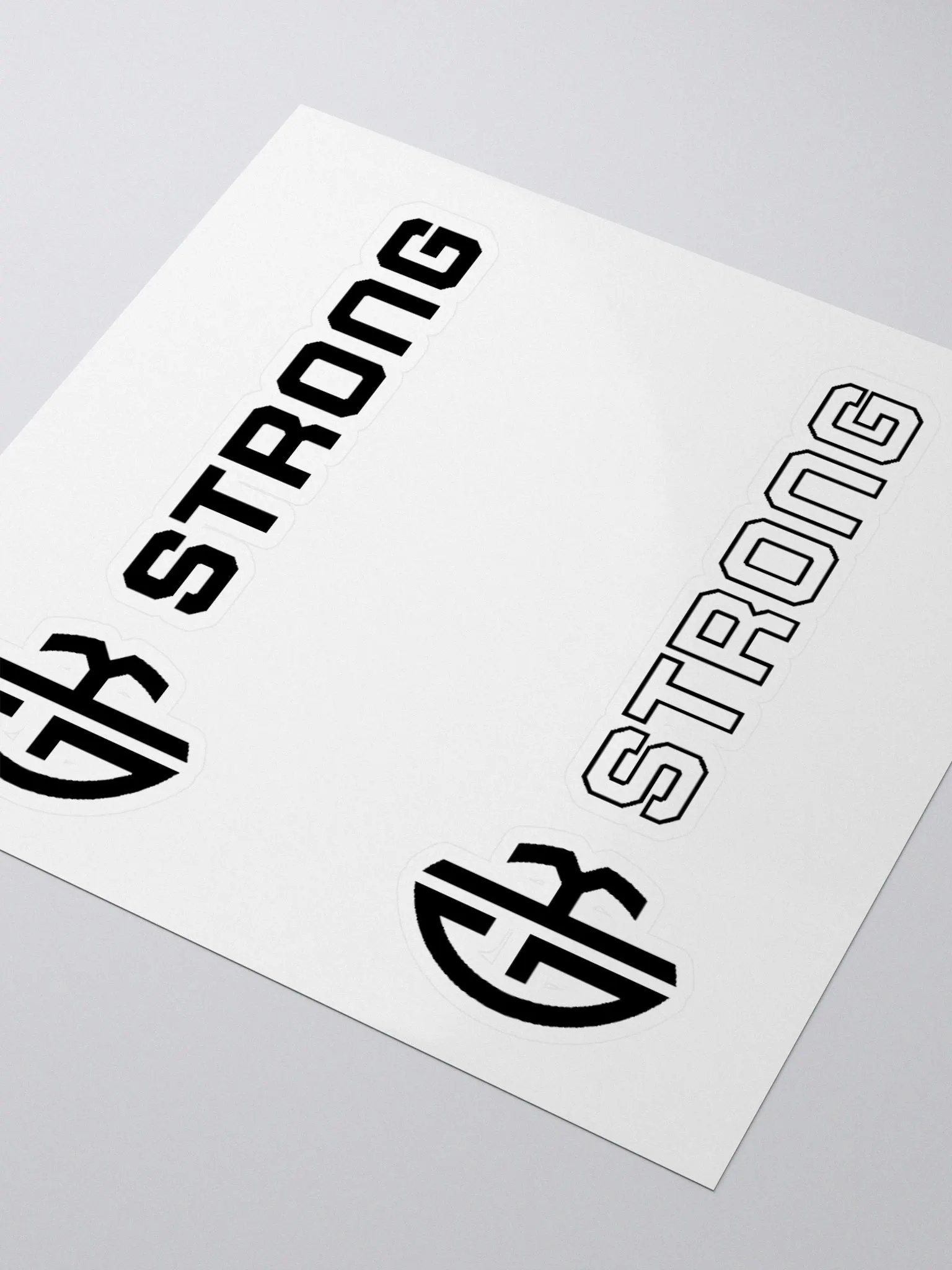 GK Strong Black Stickers product image (3)