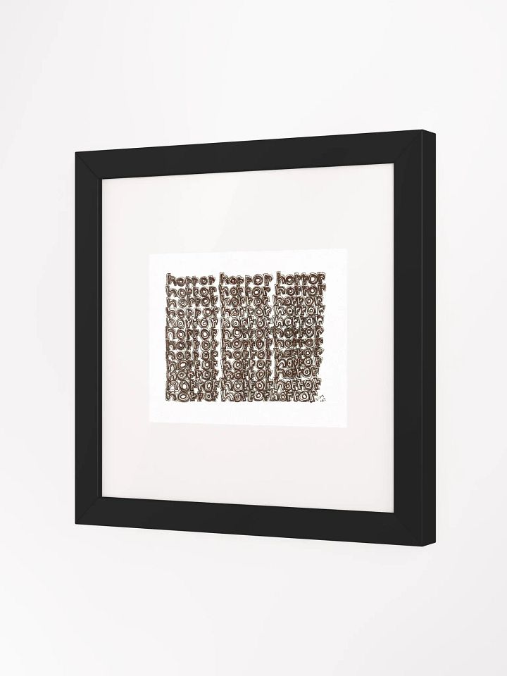 horror Panel Card Print Framed product image (1)