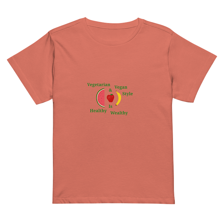 Healthy & Wealthy Vegan Style High-Waisted Tee product image (2)