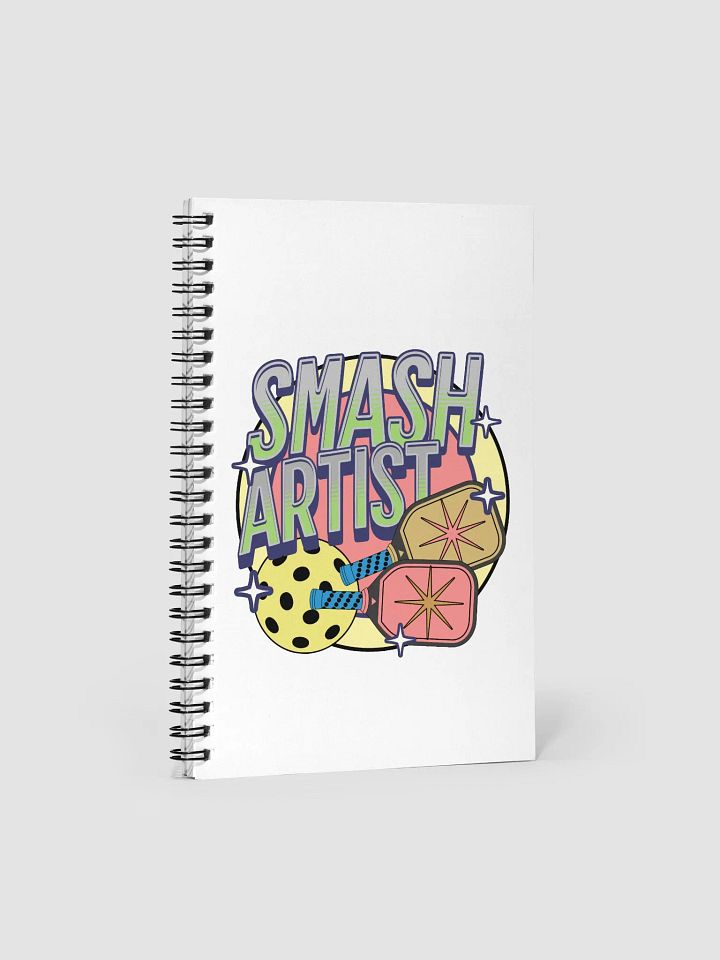 Smash Artist Pickleball Stary Notebook product image (1)