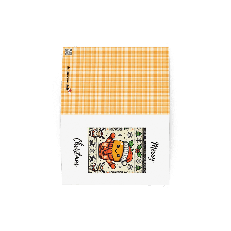 Tangerine Holidar Card product image (3)