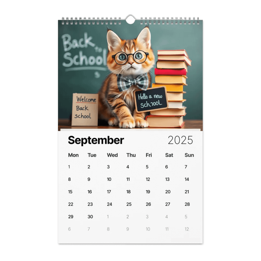 Adventurous Cat Wall Calendar 2025 product image (9)