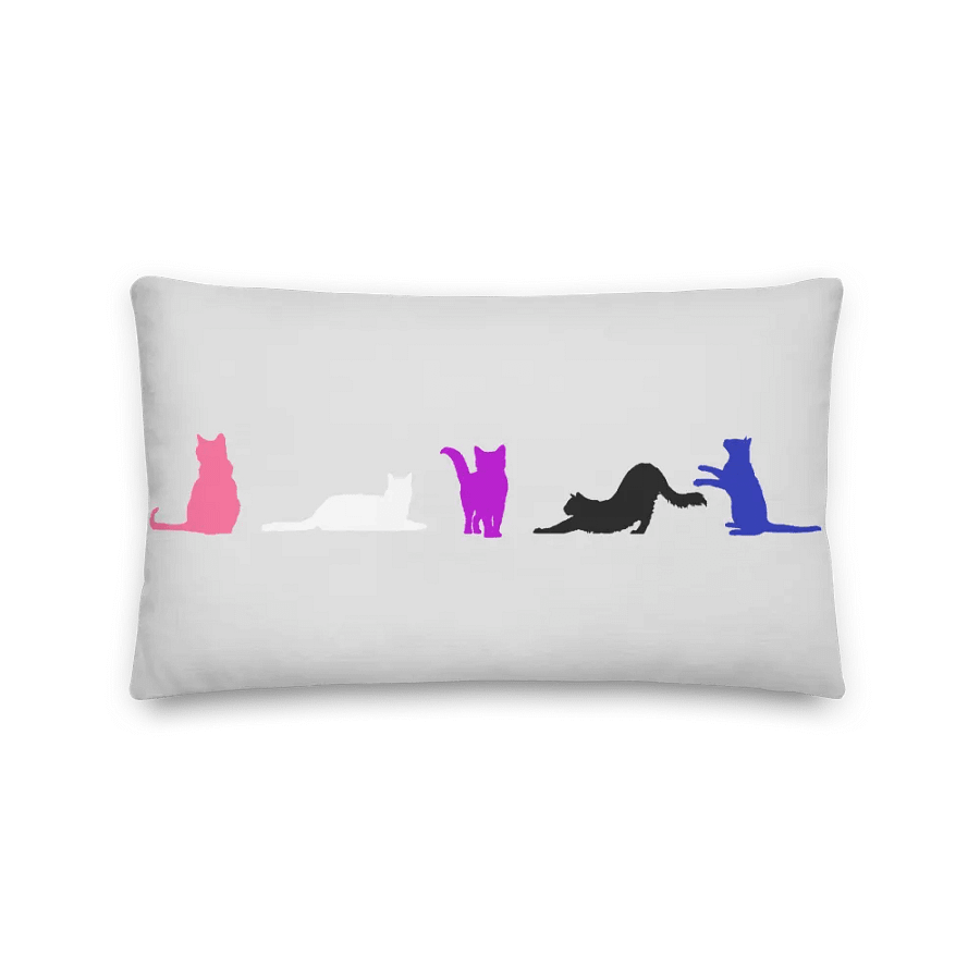 Genderfluid Pride Kitty Pillow product image (5)