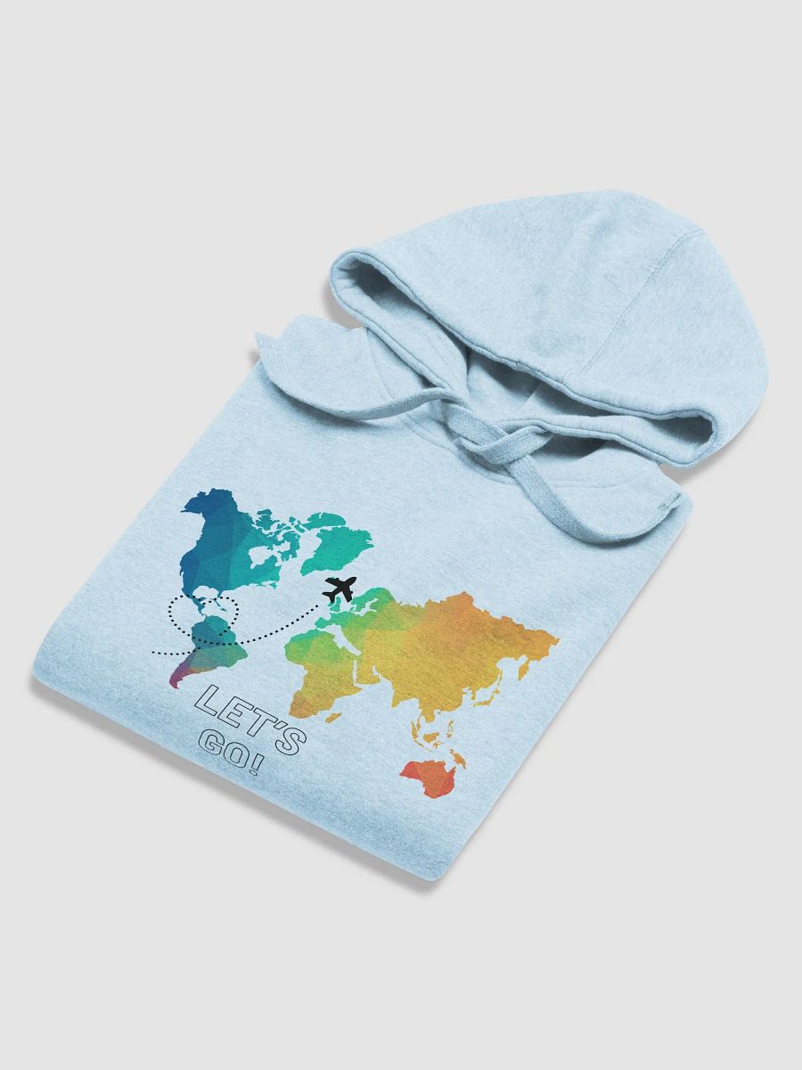 Geometric World Map Unisex Hoodie product image (29)