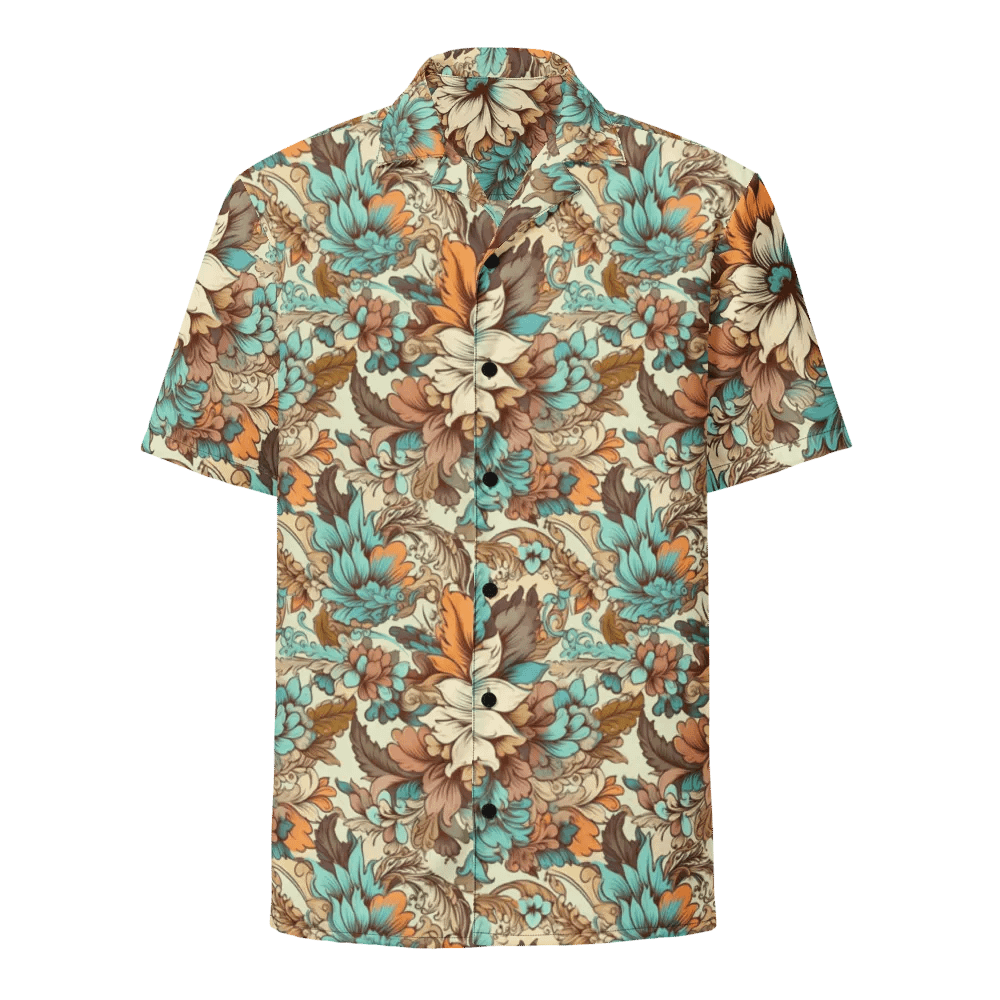 Art Nouveau Floral Pattern-Seamless Vintage Design Hawaiian Shirt product image (1)
