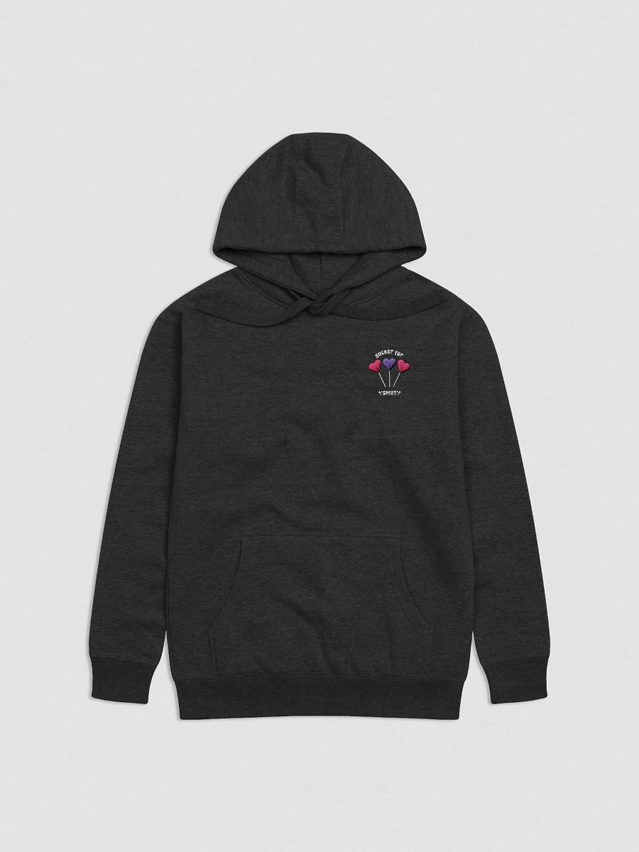 Sucker For Smut Embroidered Hoodie White Logo product image (1)