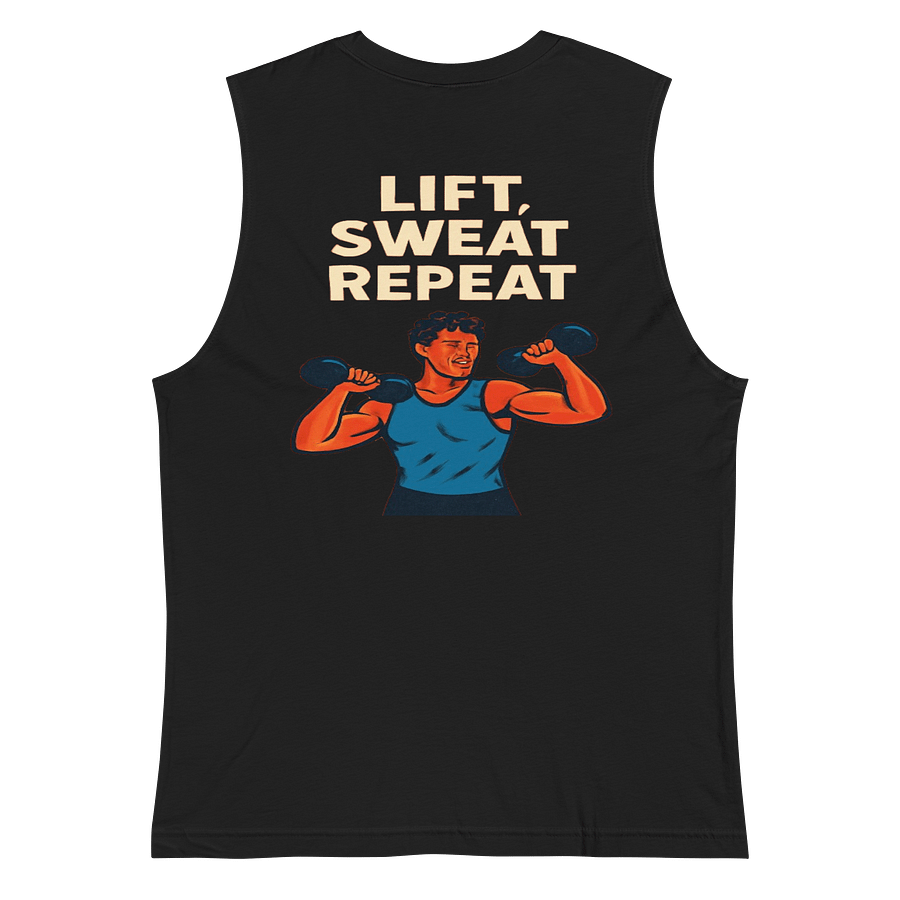 Best Selling - LIFT, SWEAT, REPEAT Muscle Tank product image (4)