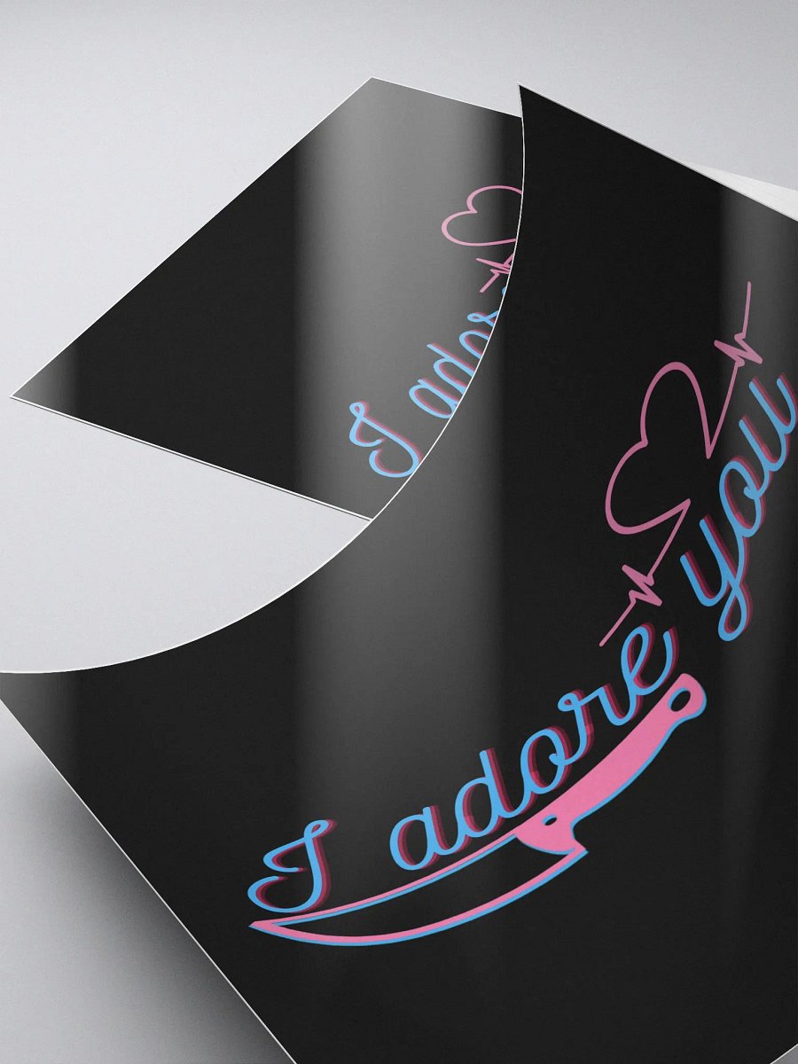 I adore you Sticker product image (4)