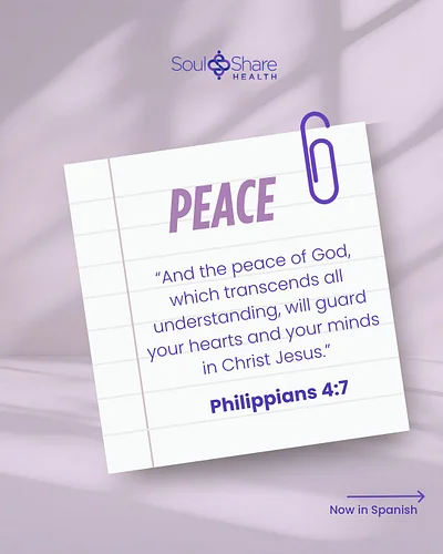 There are moments when the mind finds no rest and the heart feels weary... 💔 but right there, the peace of God begins to work...