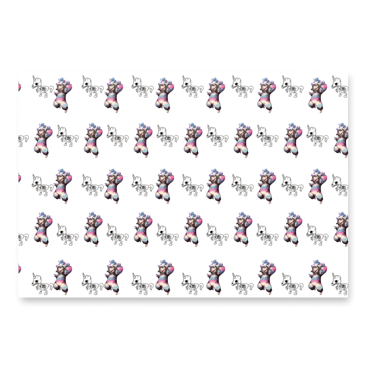 Unicorn Kid Gift Wrap product image (1)