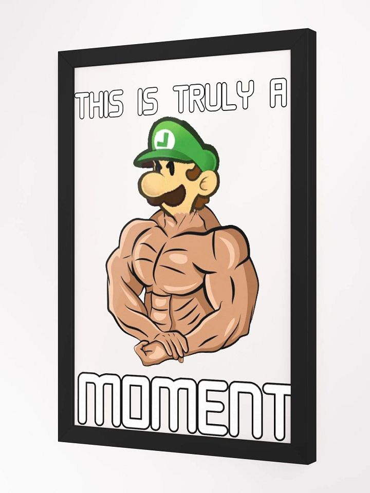 This is Truly a Buff Luigi Moment Framed Picture product image (2)