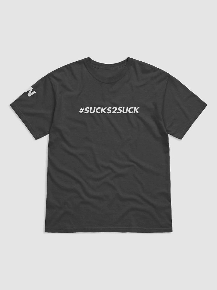 #Sucks2Suck Men's T-Shirt (Black/White) product image (1)
