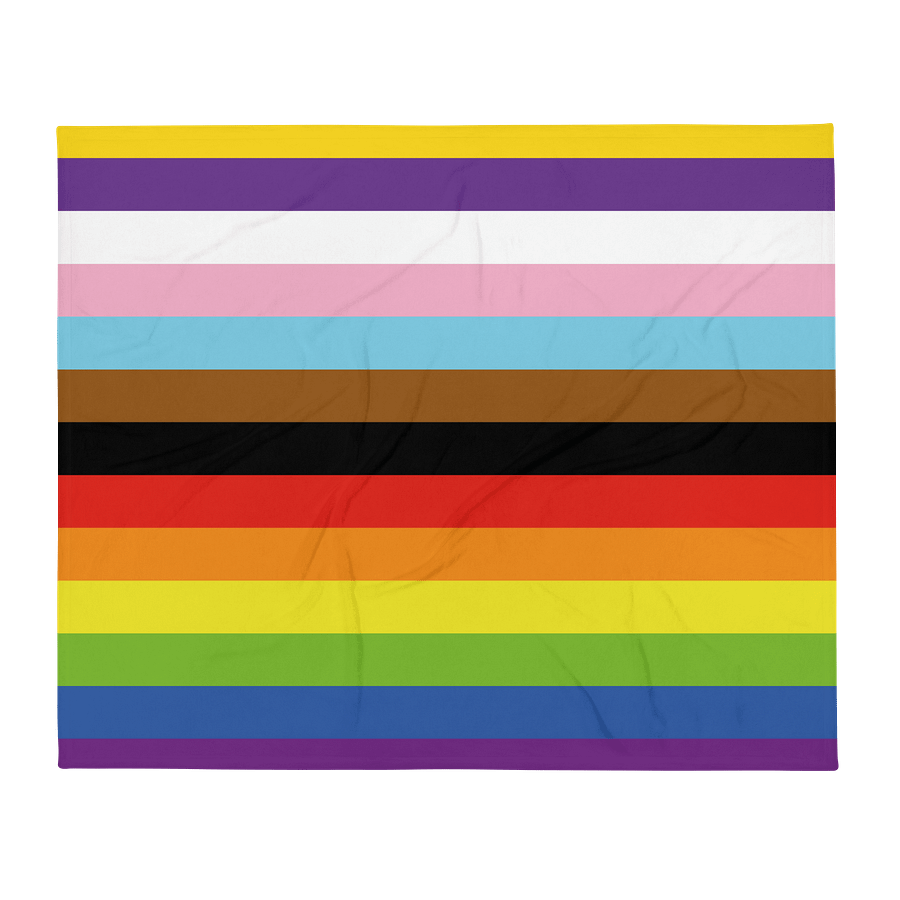 Pride Stripes throw blanket product image (3)