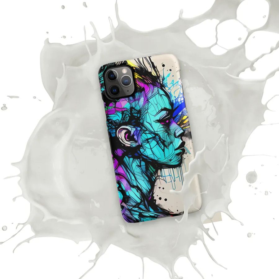'Electric Emotions' Phone Case Painting Cover for iPhone 15 14 11 12 13 XR XS X 7 8 FE product image (50)