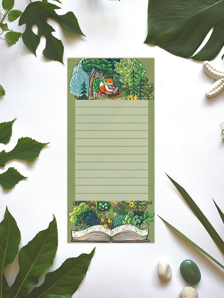 Fantasy Forest Fox Cake - Note Pad product image (1)