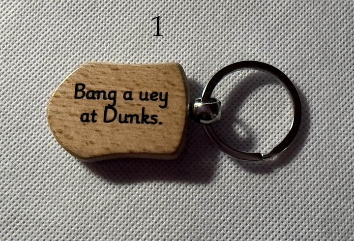 Boston Slang Wooden Engraved Keychains | Wicked Funny Gifts for Locals | Choose Design product image (1)